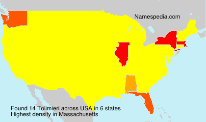 Surname Tolimieri in USA Surname Tolimieri in USA