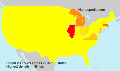 Surname Tolios in USA Surname Tolios in USA