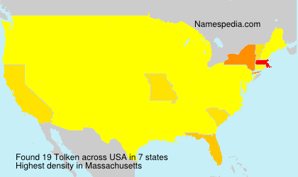 Surname Tolken in USA Surname Tolken in USA