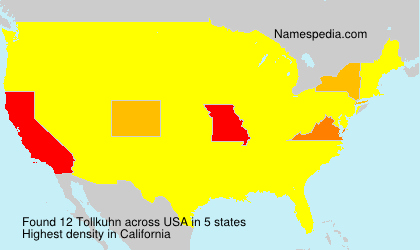 Surname Tollkuhn in USA Surname Tollkuhn in USA