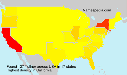 Surname Tollner in USA Surname Tollner in USA