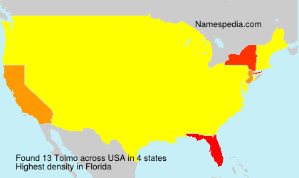 Surname Tolmo in USA Surname Tolmo in USA