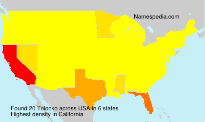 Surname Tolocko in USA Surname Tolocko in USA