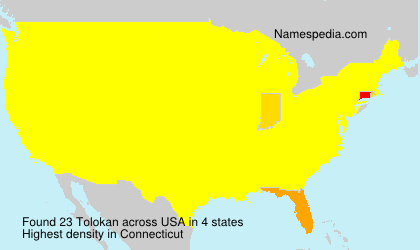 Surname Tolokan in USA