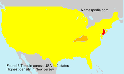Surname Tolouie in USA