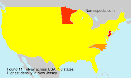 Surname Tolvay in USA Surname Tolvay in USA
