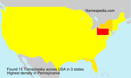 Surname Tomachesky in USA Surname Tomachesky in USA