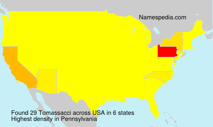 Surname Tomassacci in USA Surname Tomassacci in USA