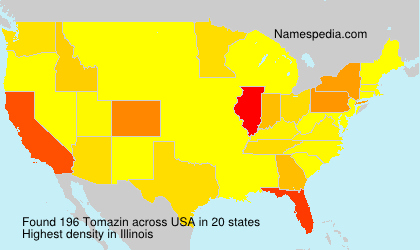 Surname Tomazin in USA Surname Tomazin in USA
