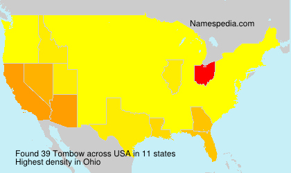 Surname Tombow in USA Surname Tombow in USA