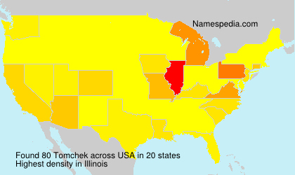 Surname Tomchek in USA Surname Tomchek in USA