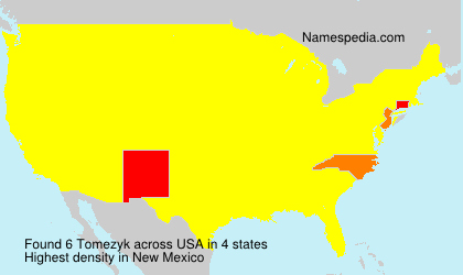 Surname Tomezyk in USA Surname Tomezyk in USA