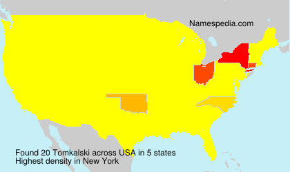 Surname Tomkalski in USA Surname Tomkalski in USA