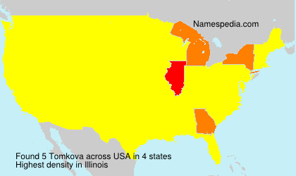 Surname Tomkova in USA Surname Tomkova in USA