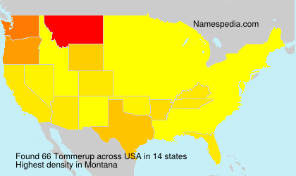 Surname Tommerup in USA Surname Tommerup in USA
