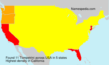 Surname Tompetrini in USA Surname Tompetrini in USA