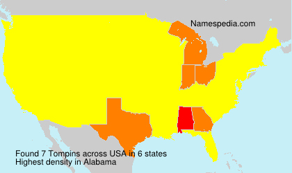 Surname Tompins in USA Surname Tompins in USA