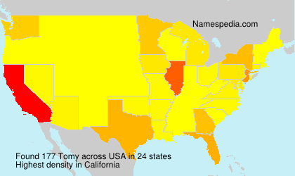 Surname Tomy in USA Surname Tomy in USA