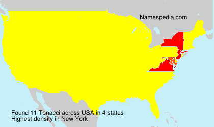 Surname Tonacci in USA Surname Tonacci in USA
