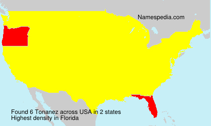 Surname Tonanez in USA Surname Tonanez in USA
