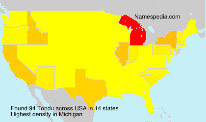 Surname Tondu in USA Surname Tondu in USA