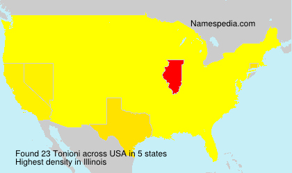 Surname Tonioni in USA Surname Tonioni in USA