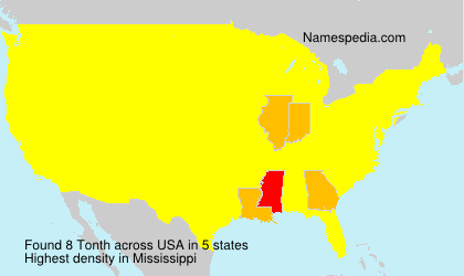 Surname Tonth in USA Surname Tonth in USA