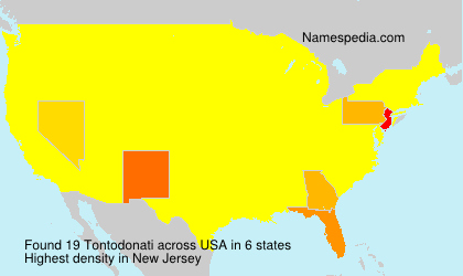Surname Tontodonati in USA Surname Tontodonati in USA
