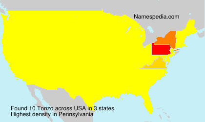 Surname Tonzo in USA Surname Tonzo in USA