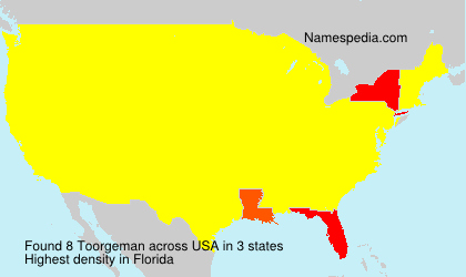 Surname Toorgeman in USA Surname Toorgeman in USA