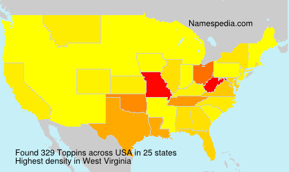Surname Toppins in USA Surname Toppins in USA