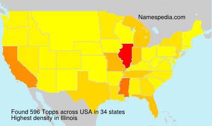 Surname Topps in USA Surname Topps in USA