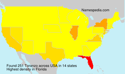 Surname Toranzo in USA Surname Toranzo in USA