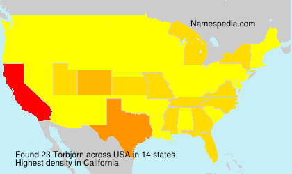 Surname Torbjorn in USA Surname Torbjorn in USA