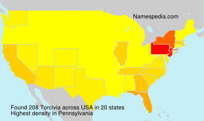 Surname Torcivia in USA Surname Torcivia in USA
