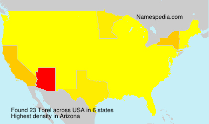 Surname Torel in USA Surname Torel in USA