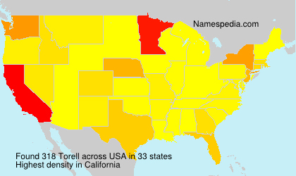 Surname Torell in USA Surname Torell in USA