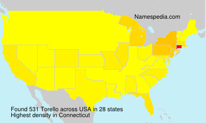 Surname Torello in USA Surname Torello in USA