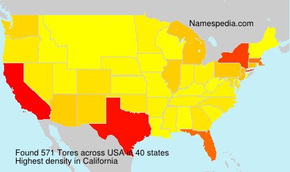 Surname Tores in USA Surname Tores in USA