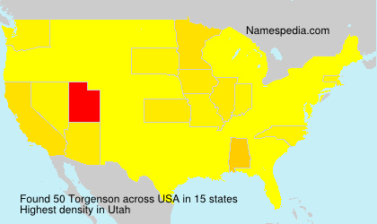 Surname Torgenson in USA Surname Torgenson in USA