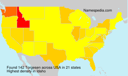Surname Torgesen in USA Surname Torgesen in USA