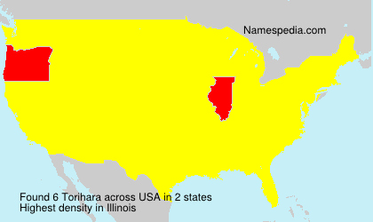 Surname Torihara in USA Surname Torihara in USA