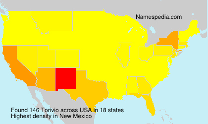 Surname Torivio in USA Surname Torivio in USA