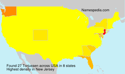 Surname Torjussen in USA Surname Torjussen in USA