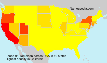 Surname Torkelsen in USA Surname Torkelsen in USA