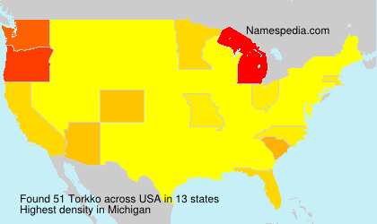 Surname Torkko in USA Surname Torkko in USA