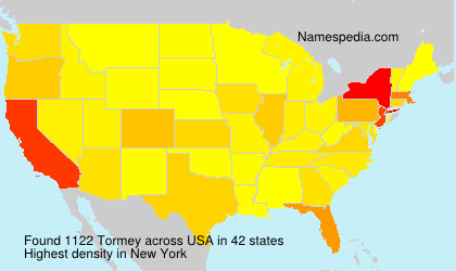 Surname Tormey in USA Surname Tormey in USA