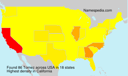Surname Tornez in USA