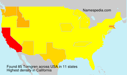 Surname Torngren in USA Surname Torngren in USA