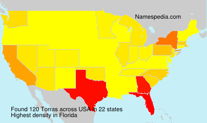 Surname Torras in USA Surname Torras in USA
